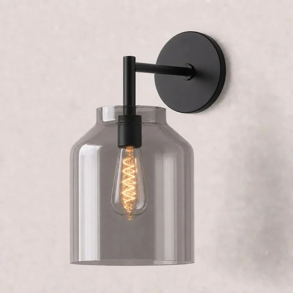 Industriële Buitenwandlamp Metaal IP44 Spatwaterdicht Moderne Gevelverlichting Zwart Brons Koper 19 cm 41 cm | Sansoti