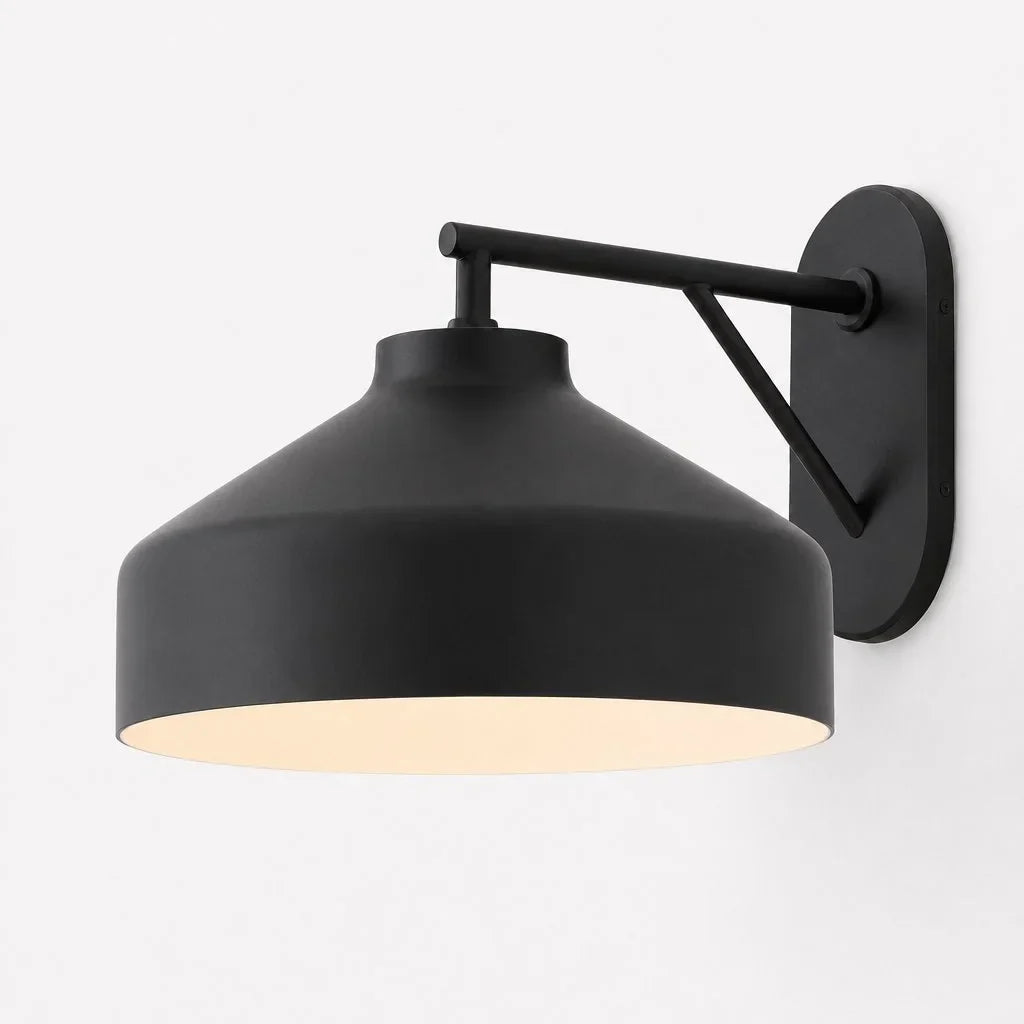 Industriële Buitenwandlamp Metaal IP44 Spatwaterdicht Moderne Gevelverlichting Zwart Brons Koper 19 cm 41 cm | Sansoti