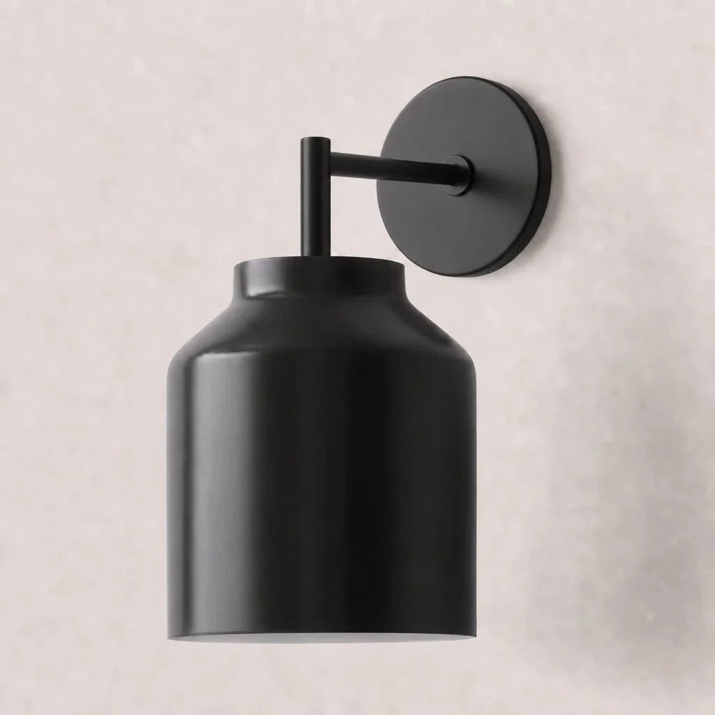 Metalen Wandlamp Minimalistisch Mat Afwerking Scandinavische Stijl Sfeerlicht voor Slaapkamer Gang Woonkamer Interieur | Sansoti