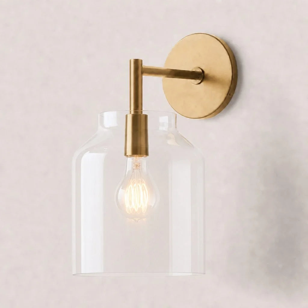 Metalen Wandlamp Minimalistisch Mat Afwerking Scandinavische Stijl Sfeerlicht voor Slaapkamer Gang Woonkamer Interieur | Sansoti