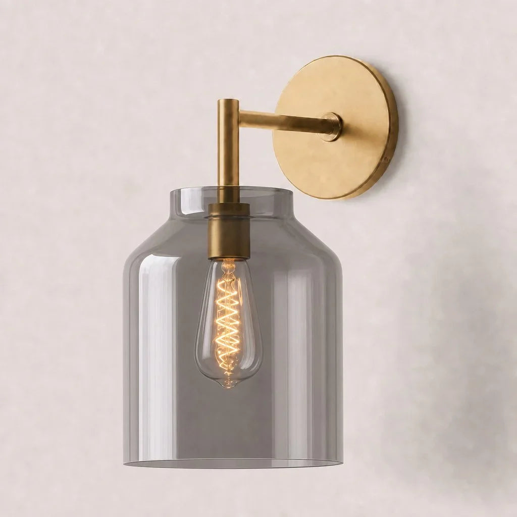 Metalen Wandlamp Minimalistisch Mat Afwerking Scandinavische Stijl Sfeerlicht voor Slaapkamer Gang Woonkamer Interieur | Sansoti