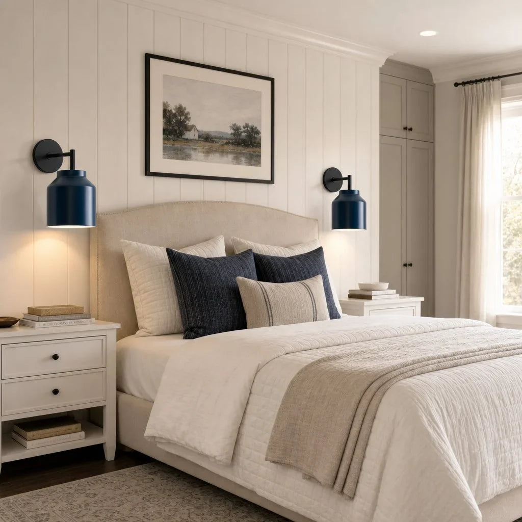 Metalen Wandlamp Minimalistisch Mat Afwerking Scandinavische Stijl Sfeerlicht voor Slaapkamer Gang Woonkamer Interieur | Sansoti