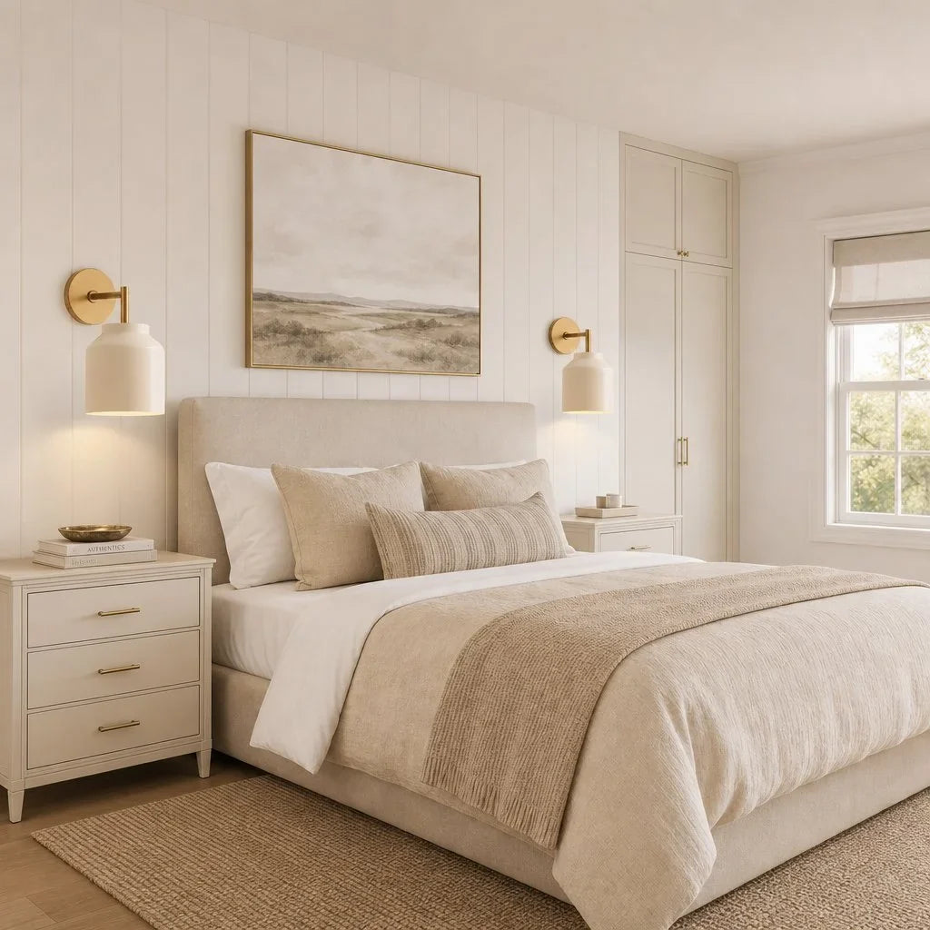 Metalen Wandlamp Minimalistisch Mat Afwerking Scandinavische Stijl Sfeerlicht voor Slaapkamer Gang Woonkamer Interieur | Sansoti
