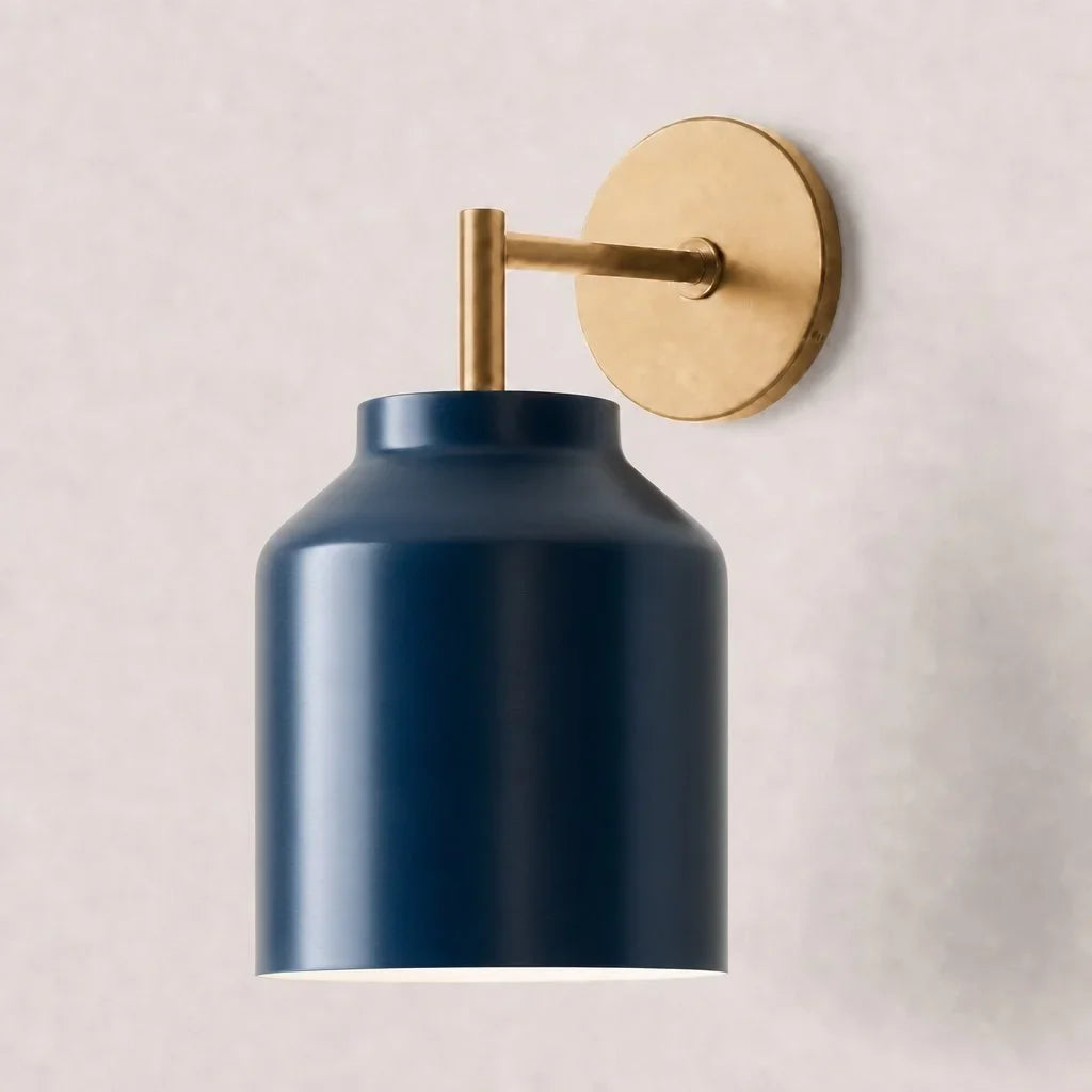 Metalen Wandlamp Minimalistisch Mat Afwerking Scandinavische Stijl Sfeerlicht voor Slaapkamer Gang Woonkamer Interieur | Sansoti