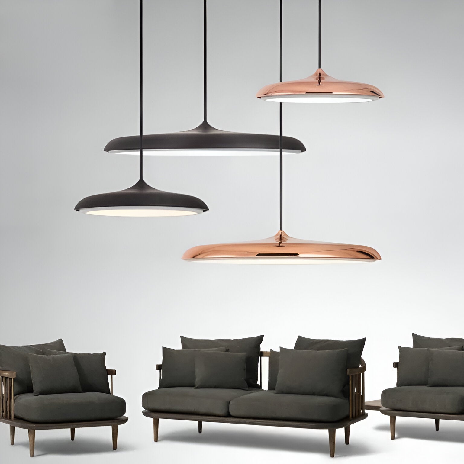 Hängeleuchte Teller Design LED 4000K Nordic Modern Ø25 Ø40 | Restfield