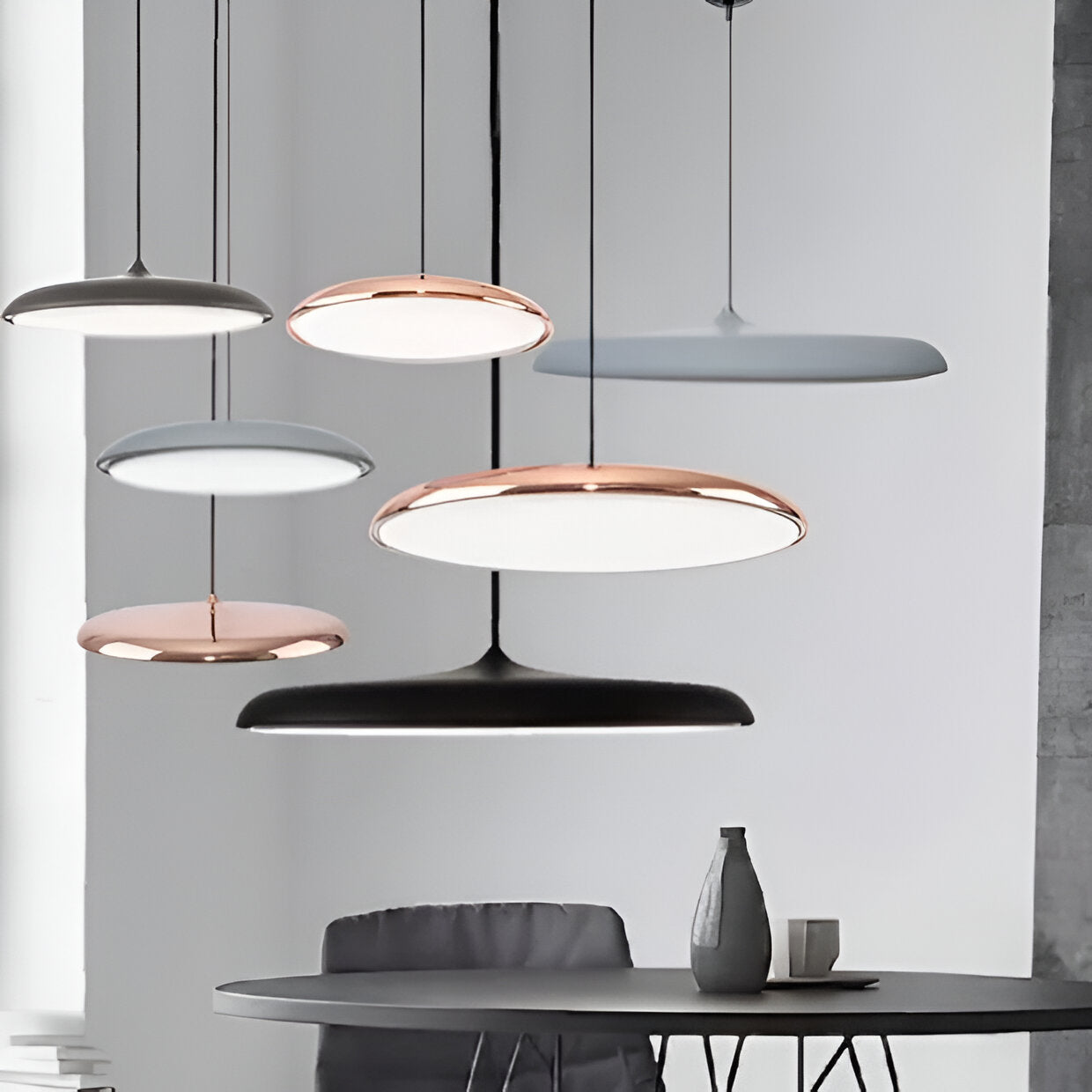 Hängeleuchte Teller Design LED 4000K Nordic Modern Ø25 Ø40 | Restfield