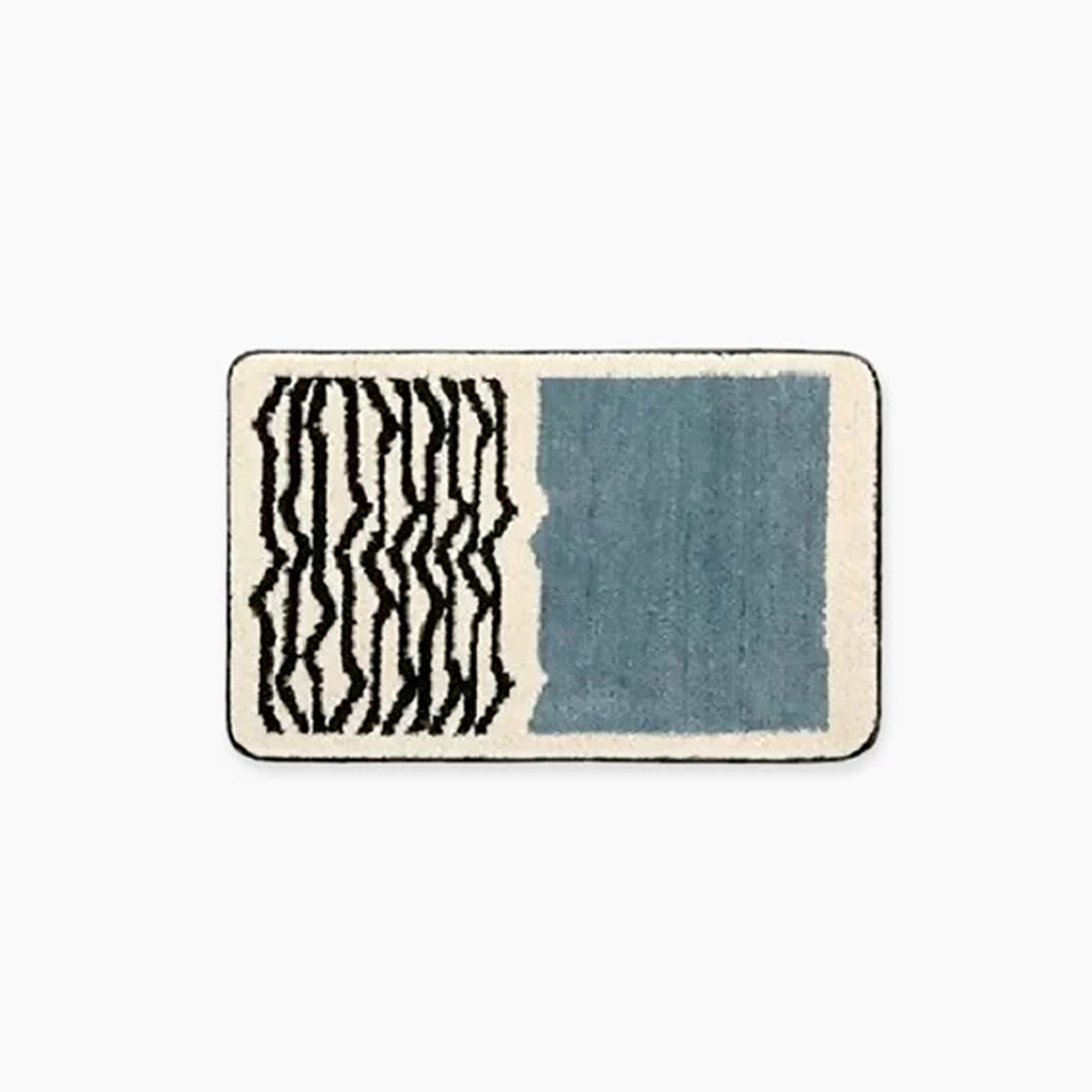 Badmat Polyester Acryl Anti Slip 40x60 45x70 50x80 cm Abstract Design Badkamer Wasbaar Zacht Tapijt | Sansoti
