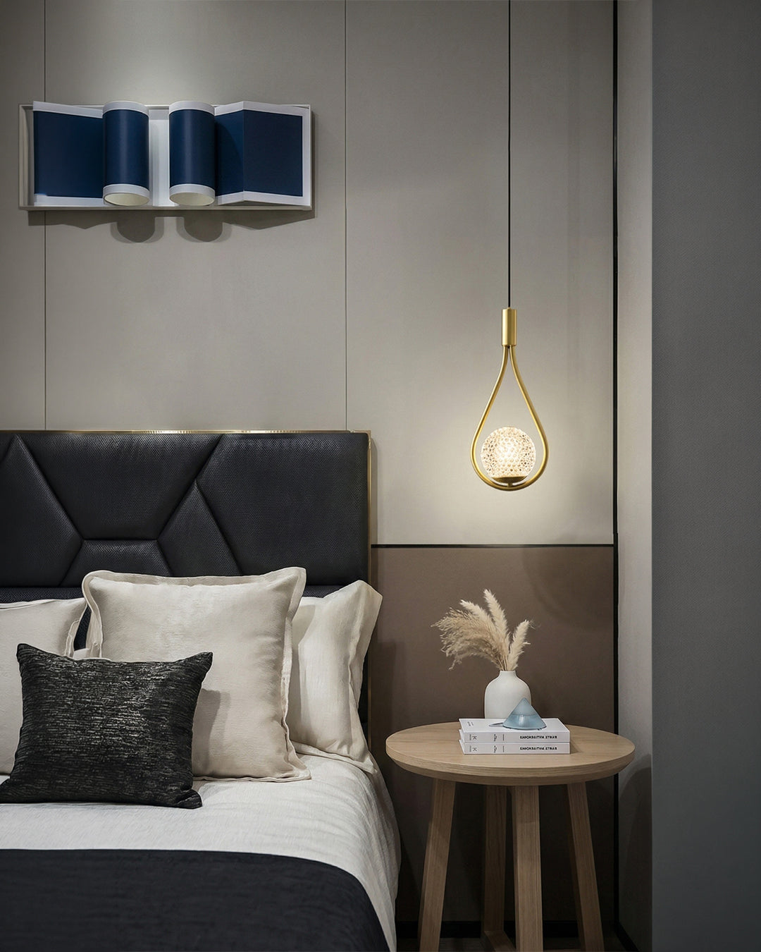 Nordic Drop Hanglamp Minimalistische Druppelvorm Glas Moderne Verlichting voor Eetkamer & Keukeneiland | Sansoti