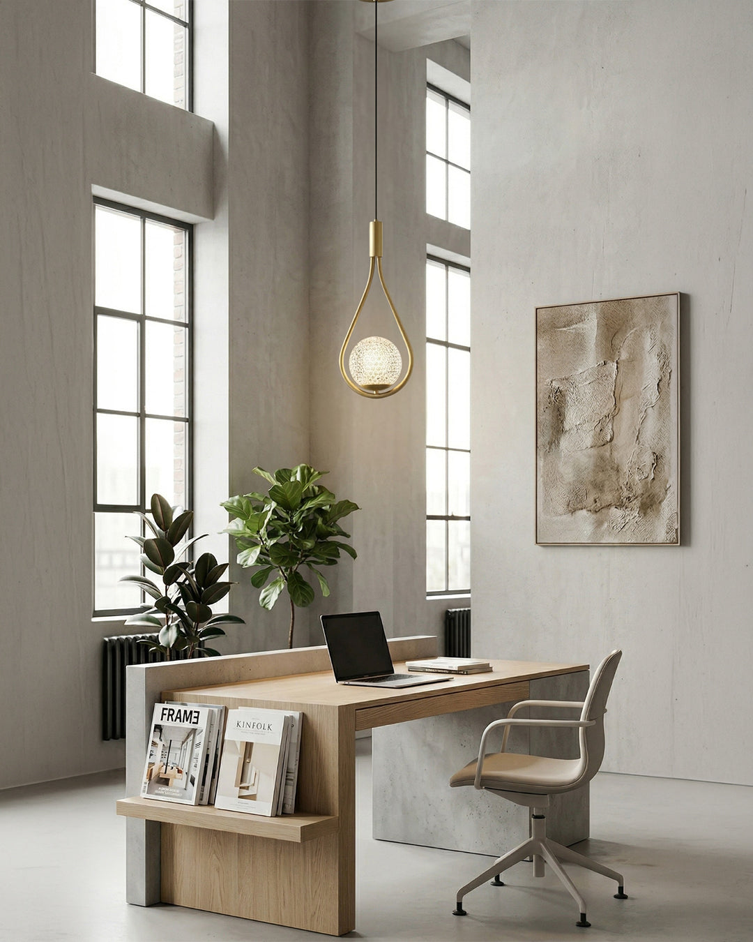 Nordic Drop Hanglamp Minimalistische Druppelvorm Glas Moderne Verlichting voor Eetkamer & Keukeneiland | Sansoti