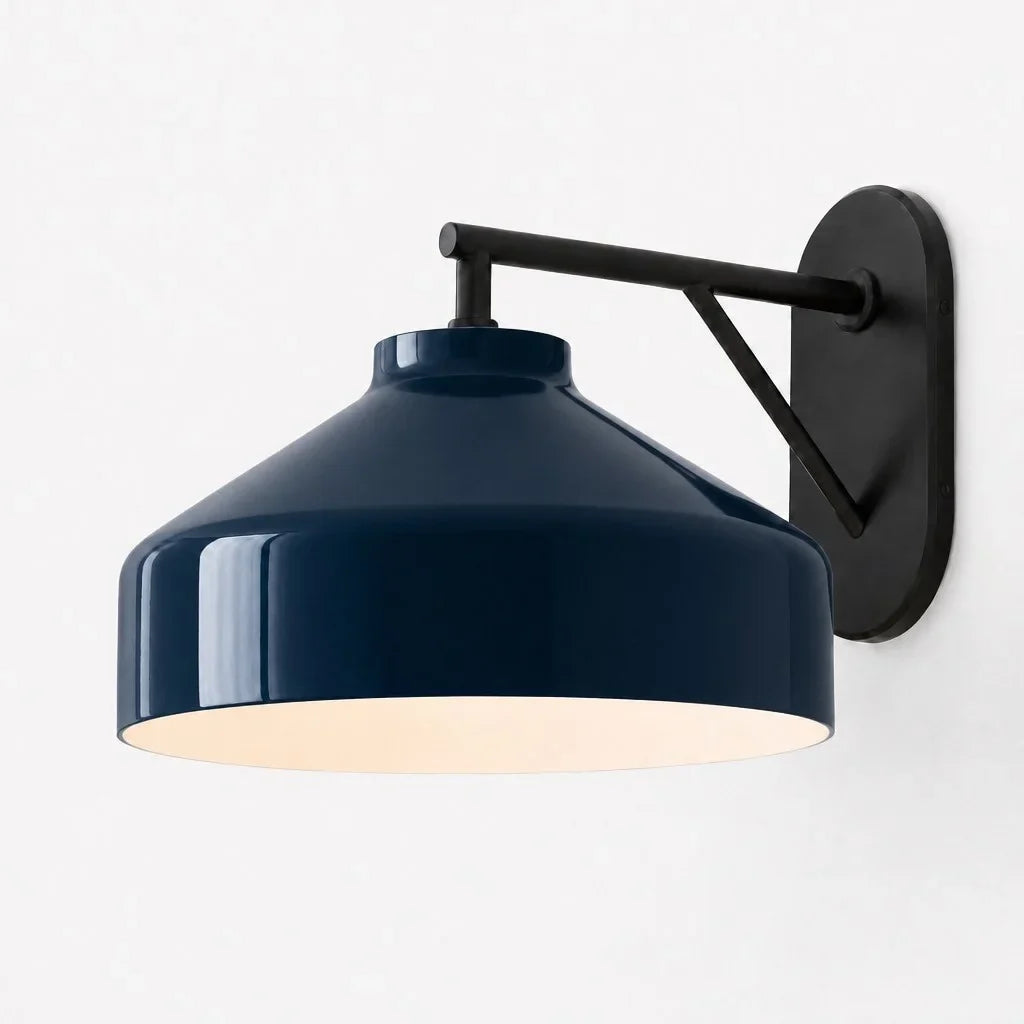 Metalen Wandlamp Minimalistisch Mat Afwerking Scandinavische Stijl Sfeerlicht voor Slaapkamer Gang Woonkamer Interieur | Sansoti
