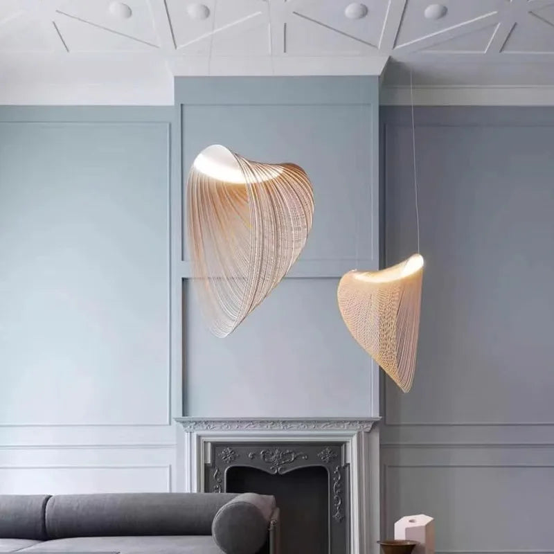 Gevlochten Bamboe Hanglamp Natuurlijke Textuur Warm Licht Scandinavisch Design Eetkamer Slaapkamer Woonkamer | Sansoti