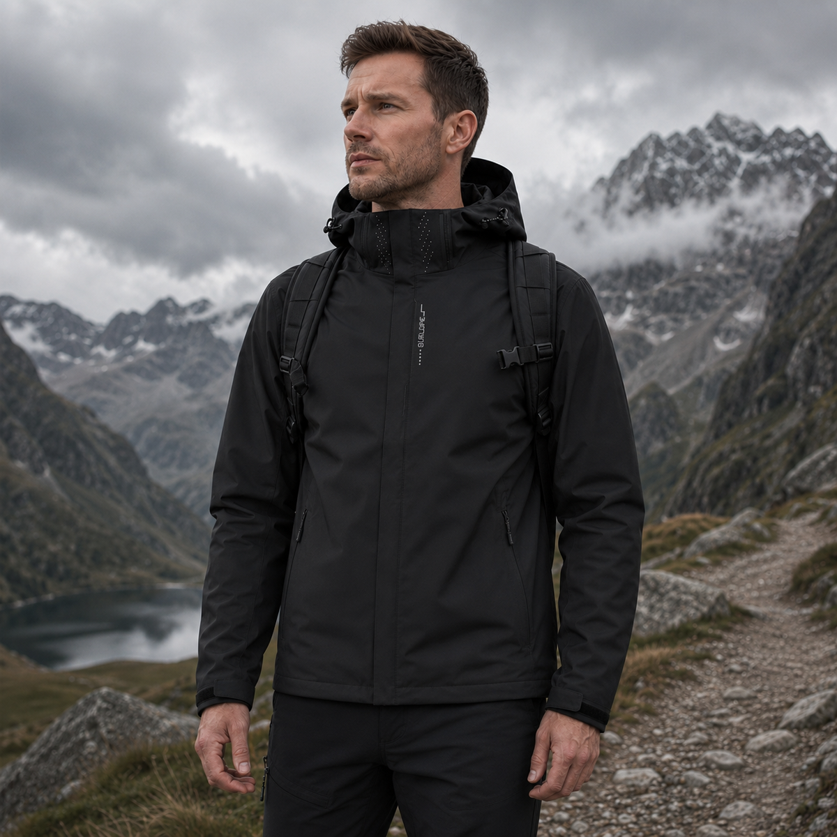 Imperméable imperméable pour femmes et hommes, léger, à capuche et respirant, pour la randonnée, la ville et les activités de plein air | Sansoti