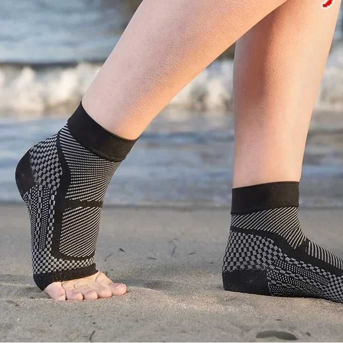 Ankle Compression Sleeve for Optimal Support and Faster Recovery During Sports Training and Everyday Movement | Sansoti