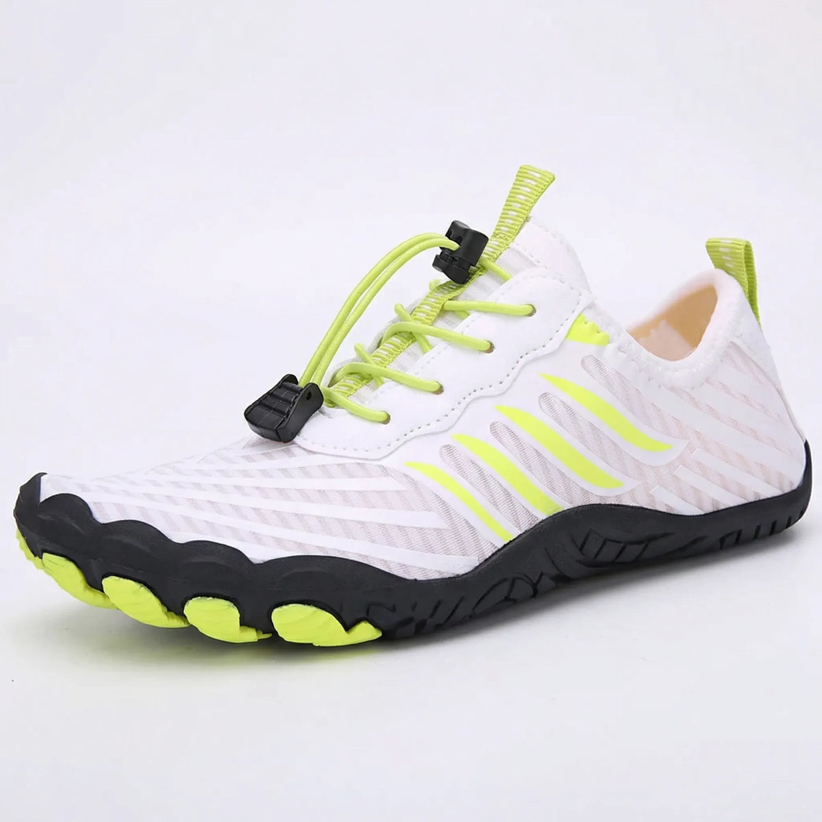 Quick-Drying Unisex Water Shoes Flexible Barefoot Feel for Swimming, Walking and Cycling Beach Gray Black | Sansoti