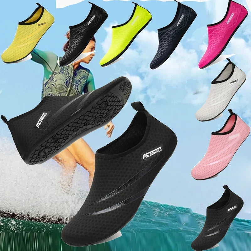 Waterschoen met Blote Voet Gevoel Flexibel Antislip Unisex Zwemschoen voor Strand Yoga Watersport Zwembad | Sansoti