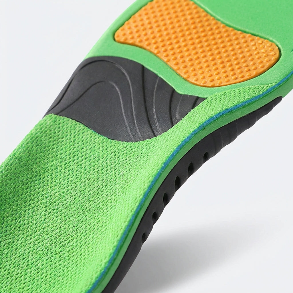 Ergonomically Contoured Arch Support Insoles with Shock Absorption for Optimal Everyday Walking Comfort | Sansoti
