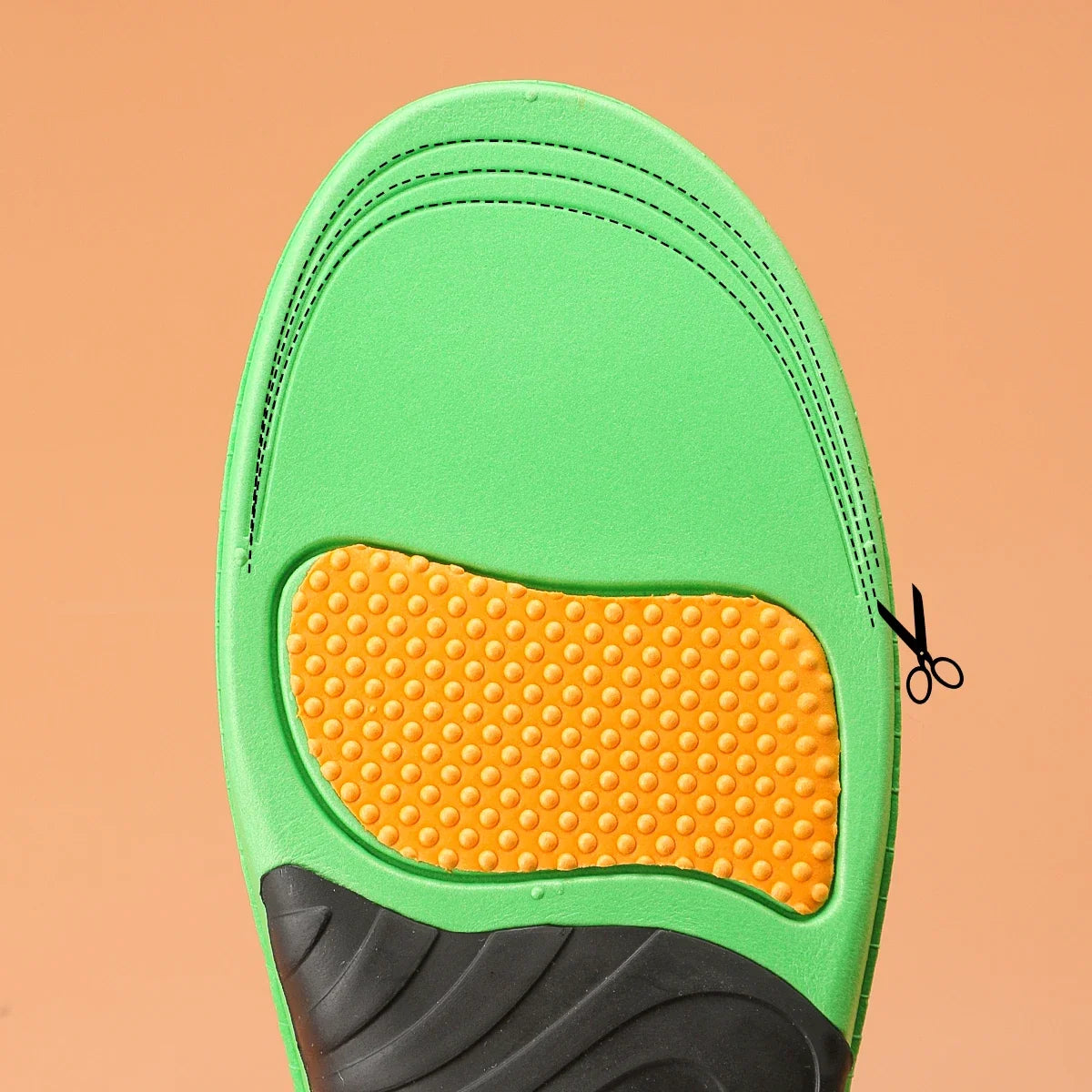 Ergonomically Contoured Arch Support Insoles with Shock Absorption for Optimal Everyday Walking Comfort | Sansoti