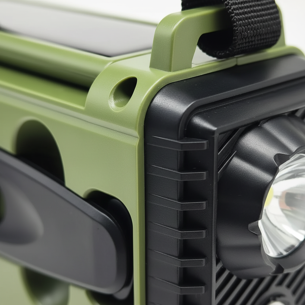 Notfallradio mit Kurbel, Solarbetrieb, Bluetooth, Powerbank und Taschenlampe, wiederaufladbar, 10000mAh für Camping | Sansoti