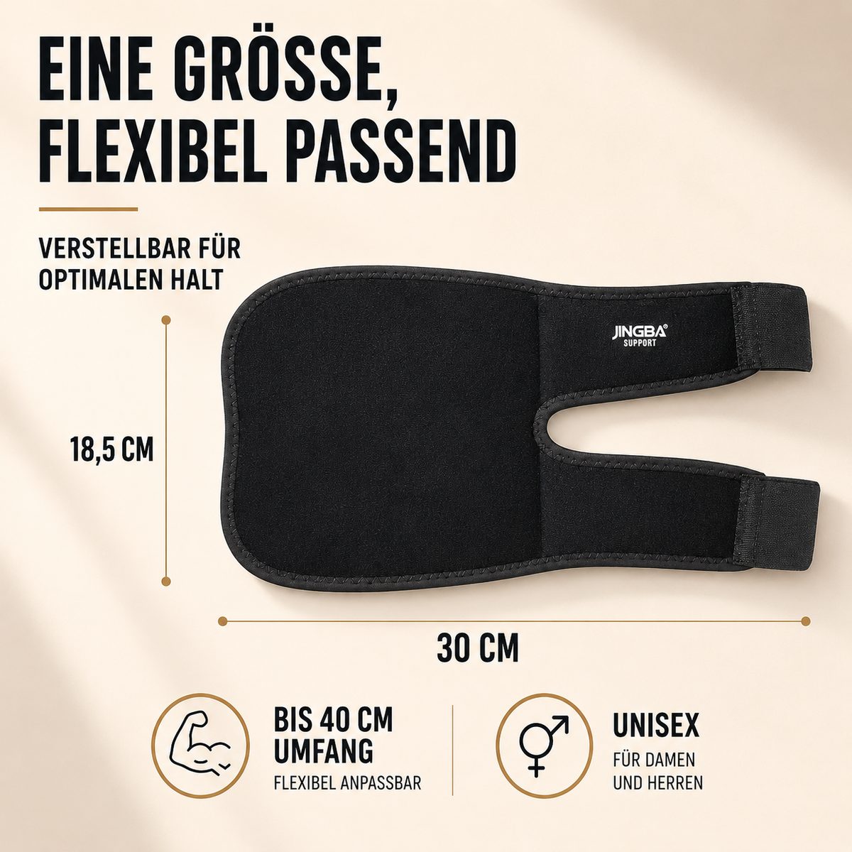 Verstelbare Elleboogbrace met Compressie voor Sport Herstel en Blessurepreventie Zwart One Size Volwassenen | Sansoti