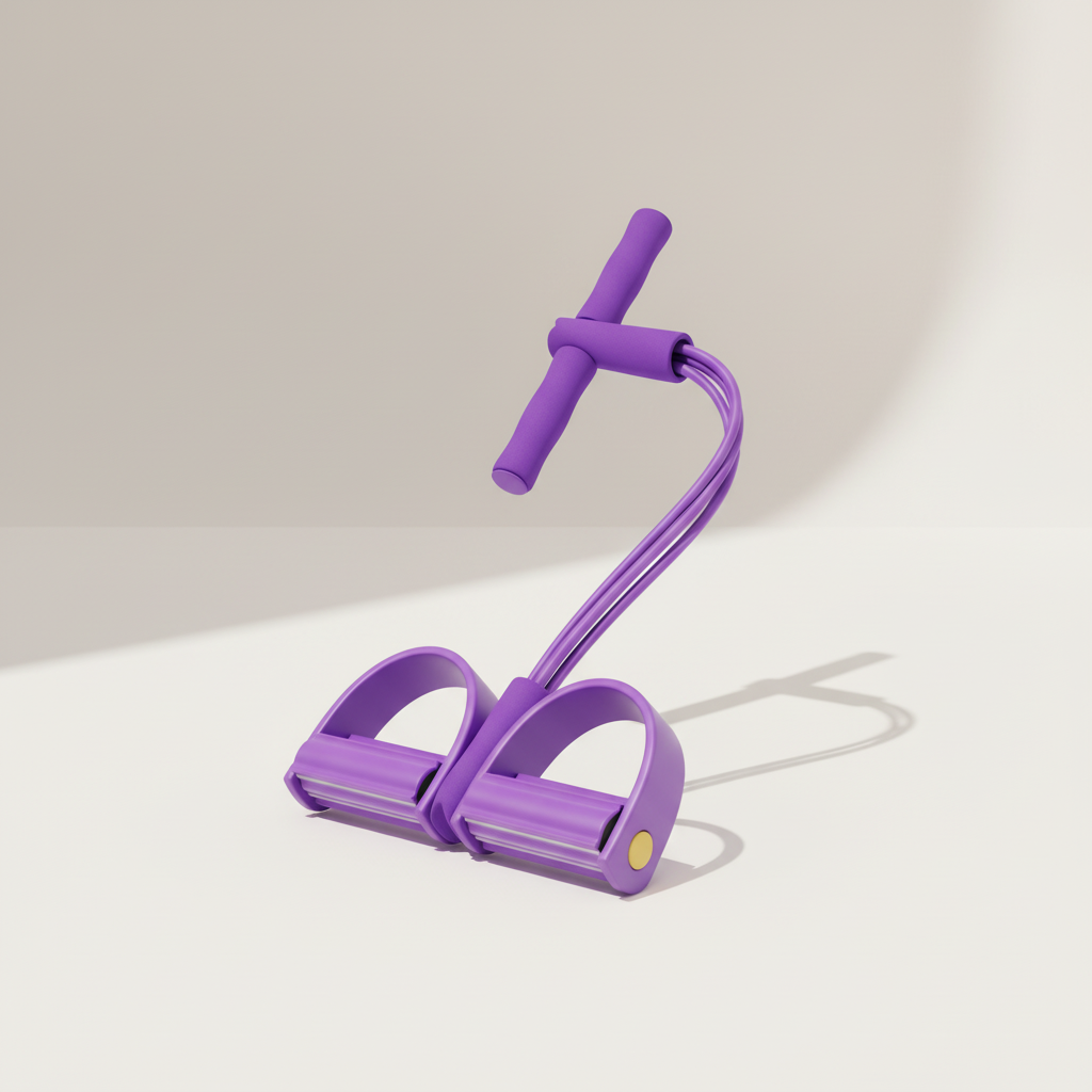 Pedaltrainer mit vier Widerstandsbändern für Bein-, Arm- und Core-Training zu Hause Sport Fitness Übung | Sansoti