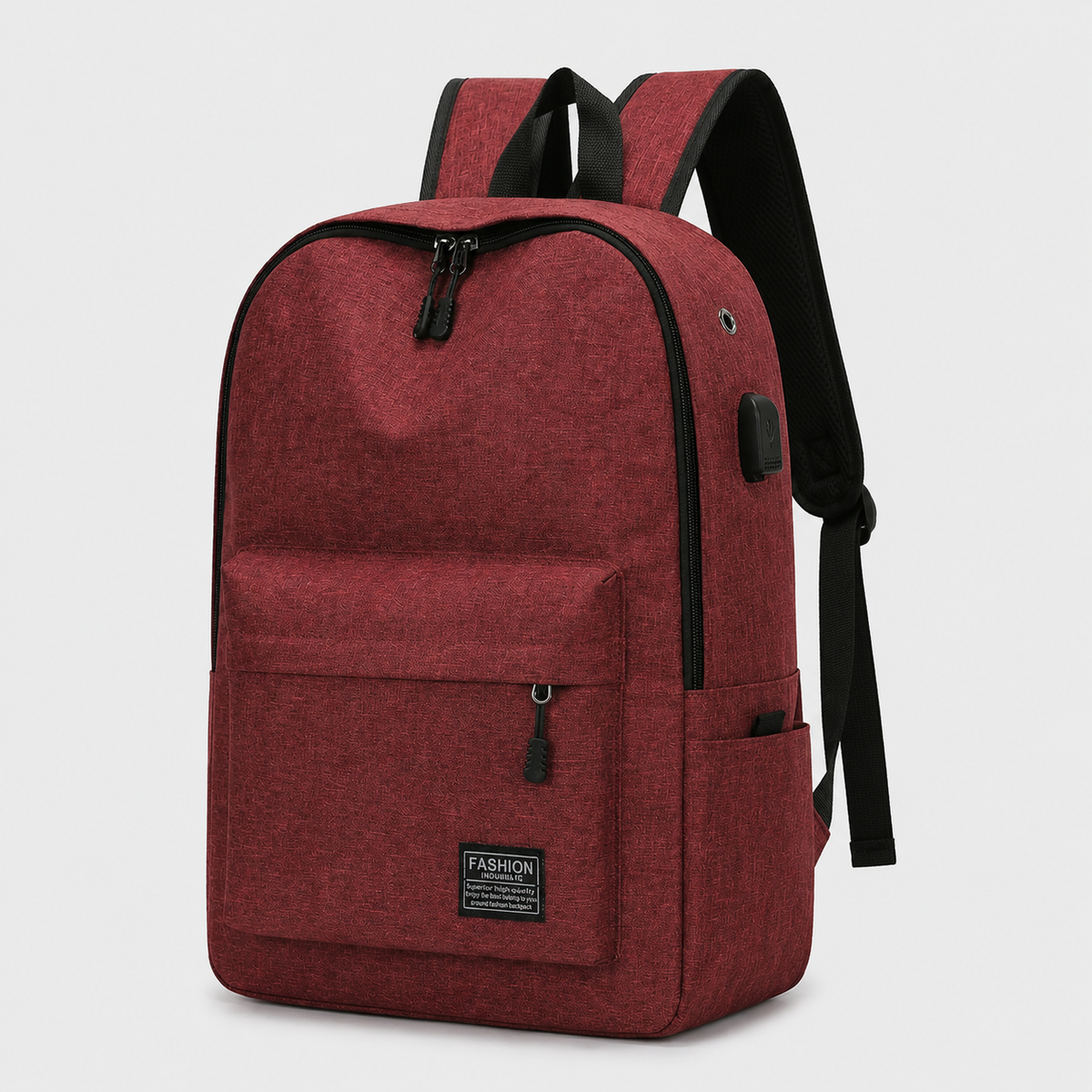 Minimalist 41cm Laptop Backpack, Daily Use, USB Charging Port, Adjustable, Padded, Functional | Sansoti