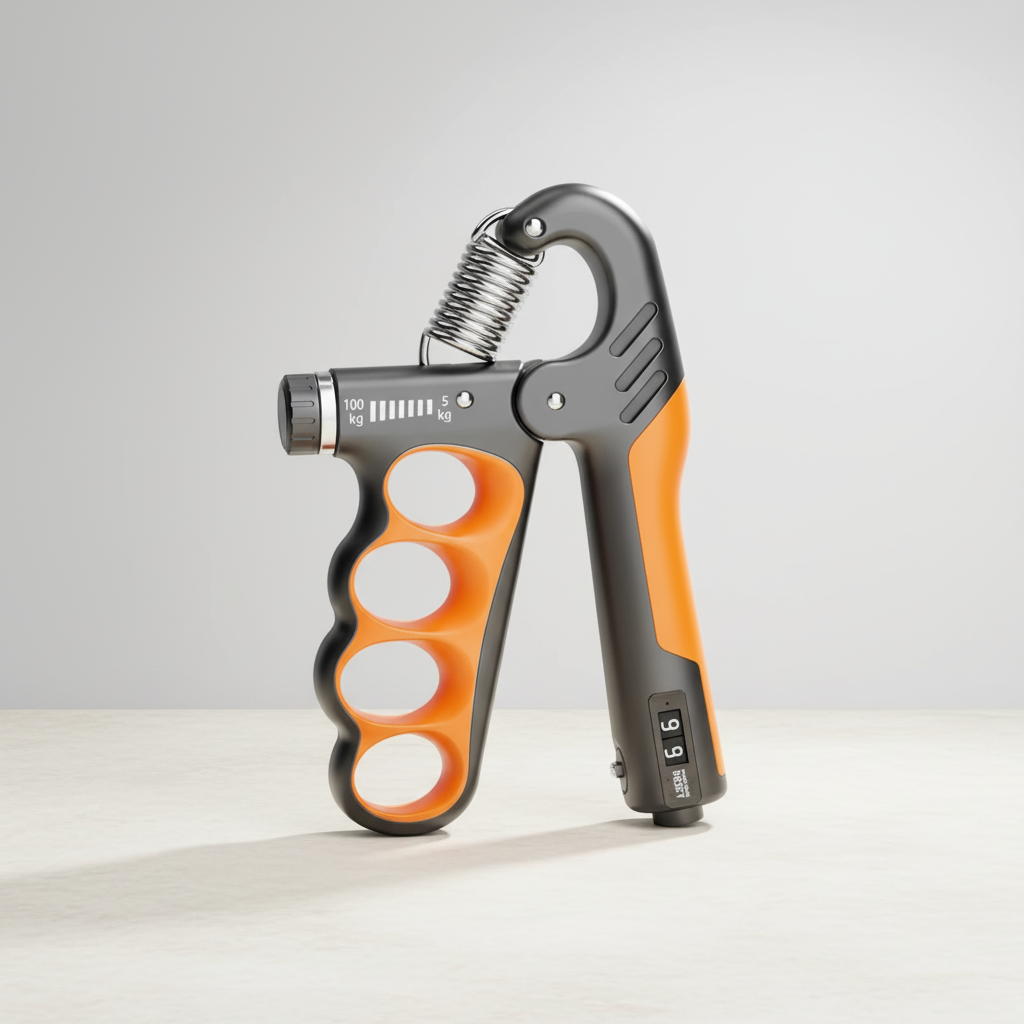 Adjustable Metal Hand Gripper Grip Strengthener Fitness Strength Training Rehabilitation Forearm Training Muscle Building | Sansoti