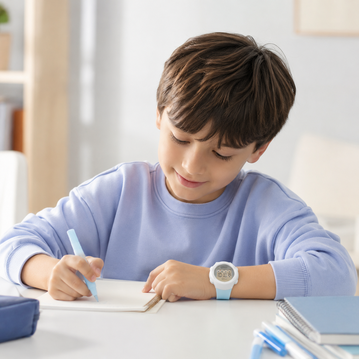 Digitale Kinderuhr Sportlich Wasserdicht mit Alarm Stoppuhr und Timer Silikonarmband für Jungen und Mädchen | Sansoti