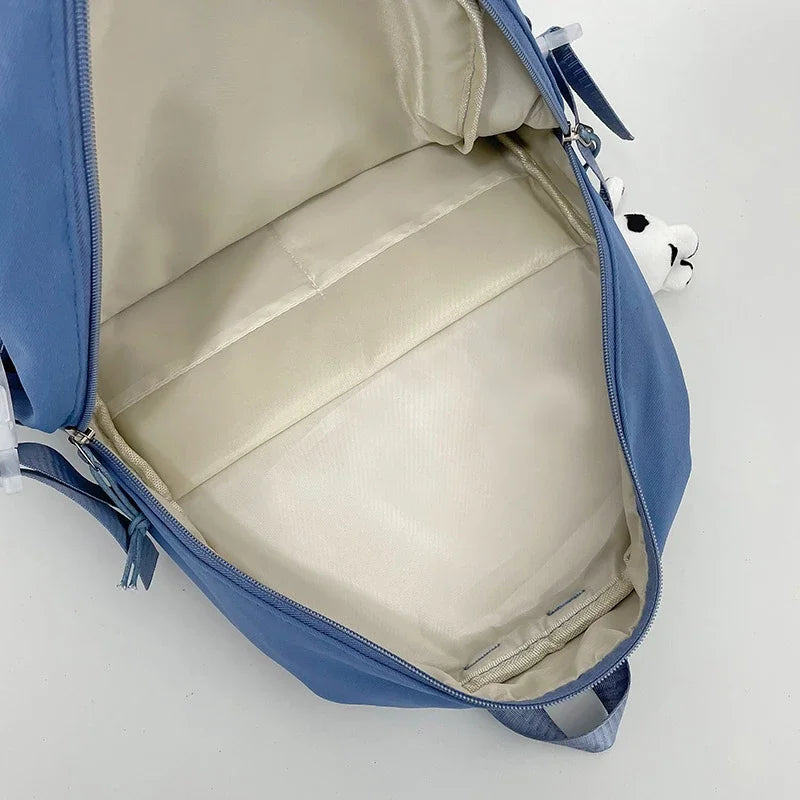 Studentenrucksack mit Laptopfach, ergonomische Schultasche, 20-35 l, aus Polyester, für den täglichen Gebrauch in Schule und Beruf | Sansoti