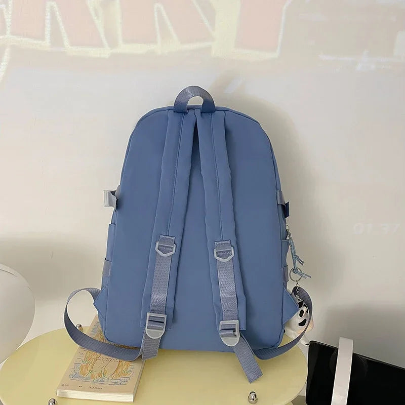 Studentenrucksack mit Laptopfach, ergonomische Schultasche, 20-35 l, aus Polyester, für den täglichen Gebrauch in Schule und Beruf | Sansoti