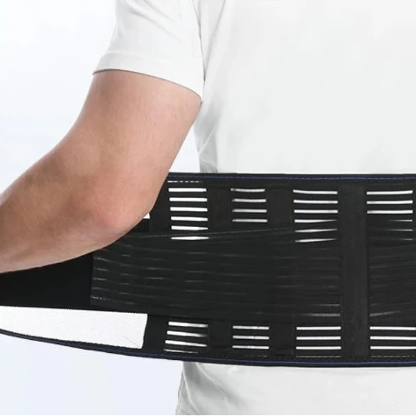 Adjustable Lumbar Belt with Double Pull Straps Back Support Posture Sports Belt Spine Pain Relief | Sansoti