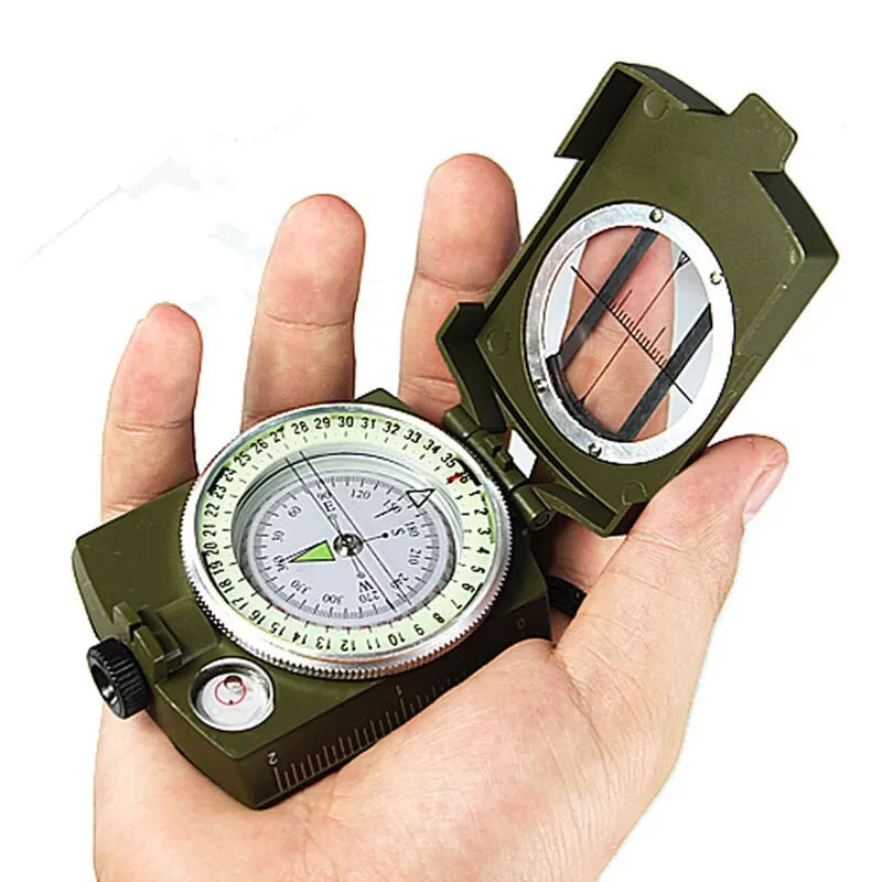 Folding Sighting Compass for Hiking, Camping, Outdoor Navigation, Emergency Tool, Precision, Waterproof | Sansoti