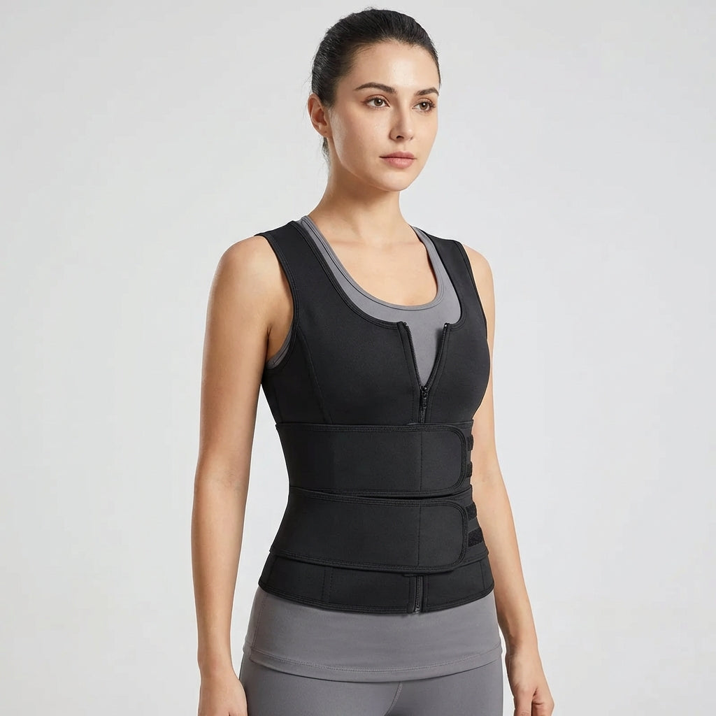 Adjustable Posture Corrector with Clavicle Support and Lumbar Band for an Ergonomically Straight Back | Sansoti