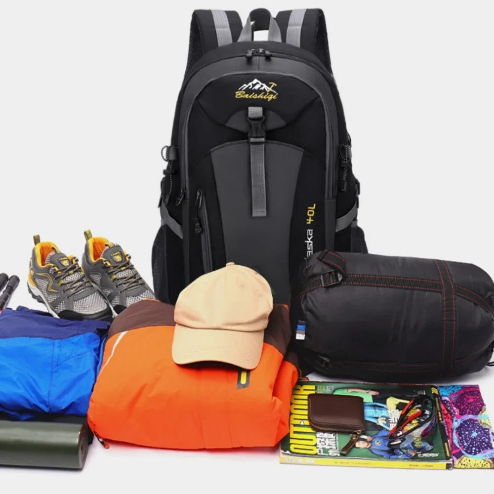 40L Hiking Backpack with Multiple Compartments Adjustable Carrying Comfort Hiking Outdoor Daily Use Backpack | Sansoti