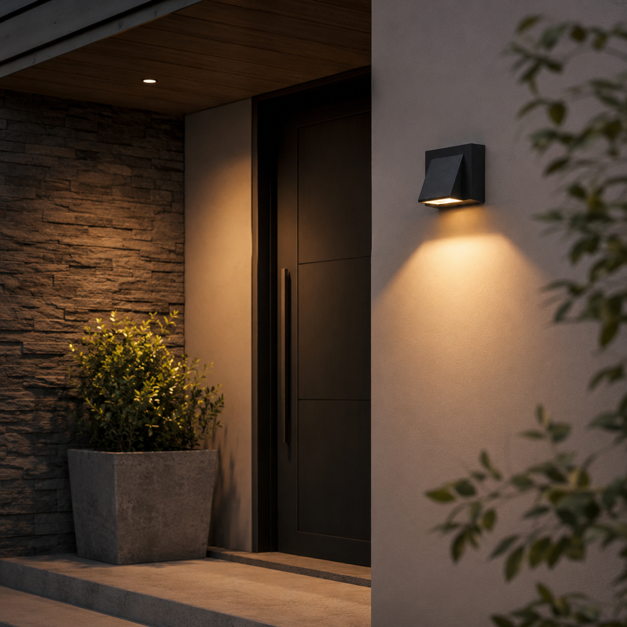 Buitenwandlamp LED IP65 Waterdicht 5W Moderne Wandverlichting voor Tuin Balkon Voordeur Sfeerverlichting Buiten | Sansoti