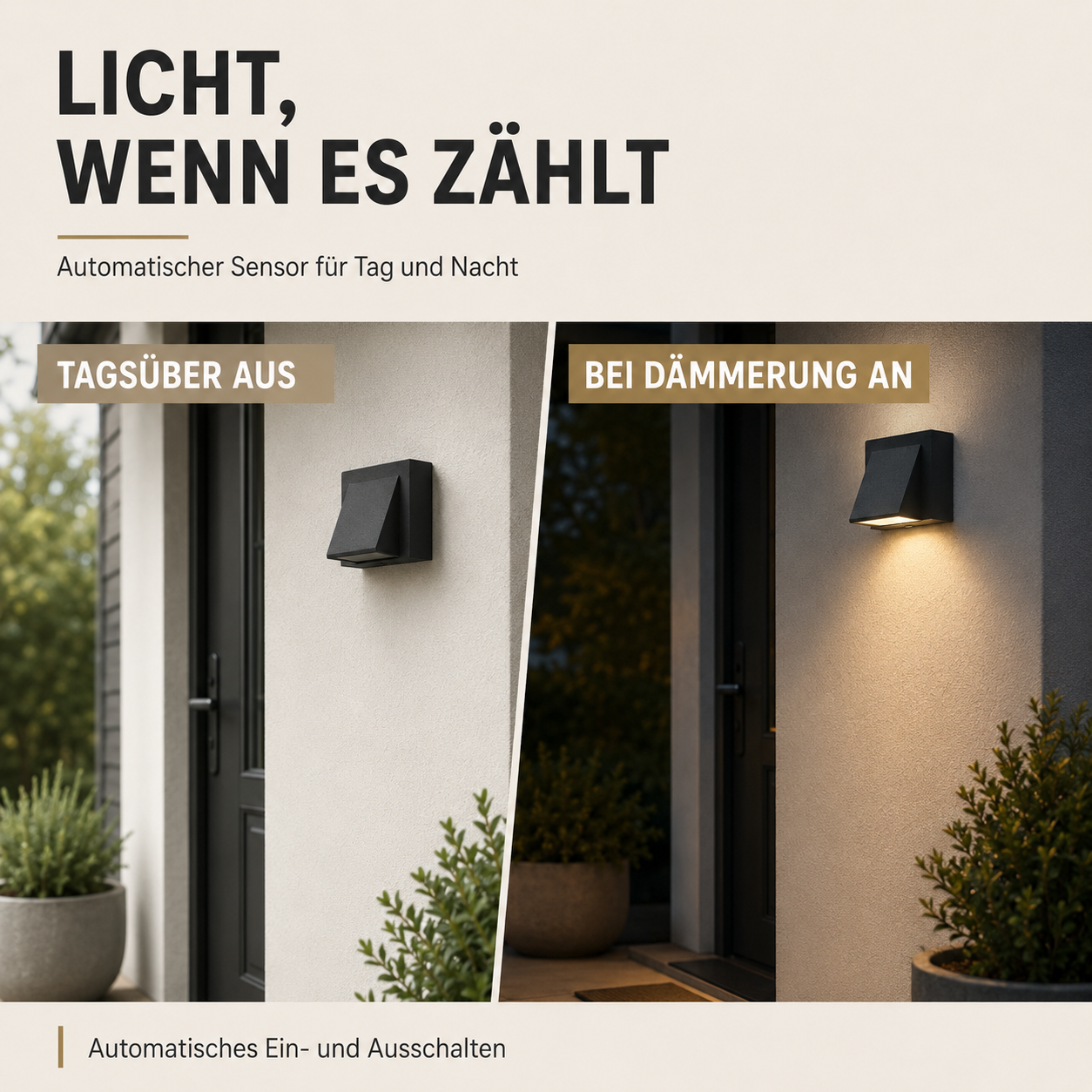 Buitenwandlamp LED IP65 Waterdicht 5W Moderne Wandverlichting voor Tuin Balkon Voordeur Sfeerverlichting Buiten | Sansoti