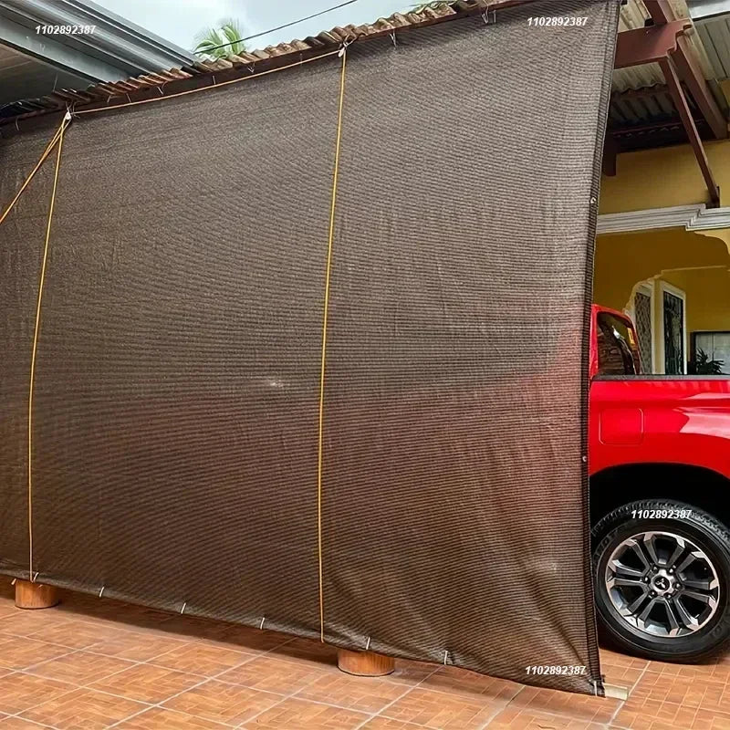 Rechteckiges Sonnensegel für Garten und Terrasse – UV-Schutz mit verstärkten Rändern und Befestigungsösen | Sansoti