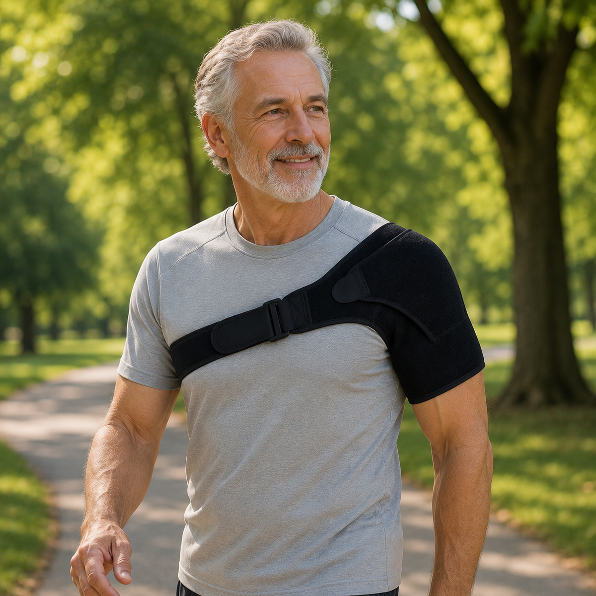 Adjustable Shoulder Brace for Optimal Stability Support for Pain Injuries Recovery and Prevention | Sansoti
