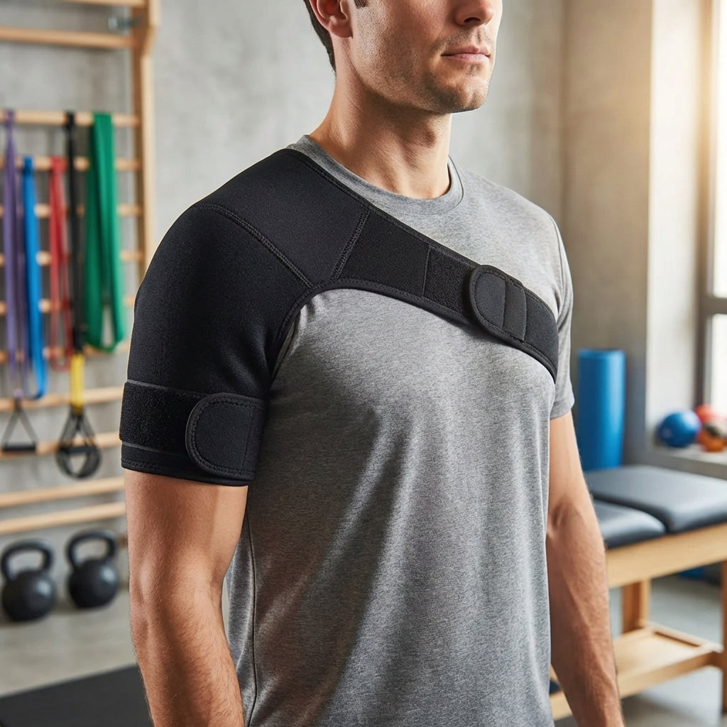 Adjustable Shoulder Brace for Optimal Stability Support for Pain Injuries Recovery and Prevention | Sansoti