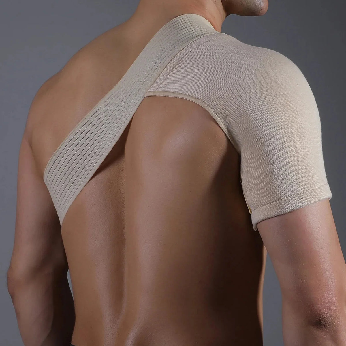 Elastische Schouderbandage voor Stabiliteit en Bewegingsvrijheid tijdens Sport en Dagelijkse Activiteiten | Sansoti