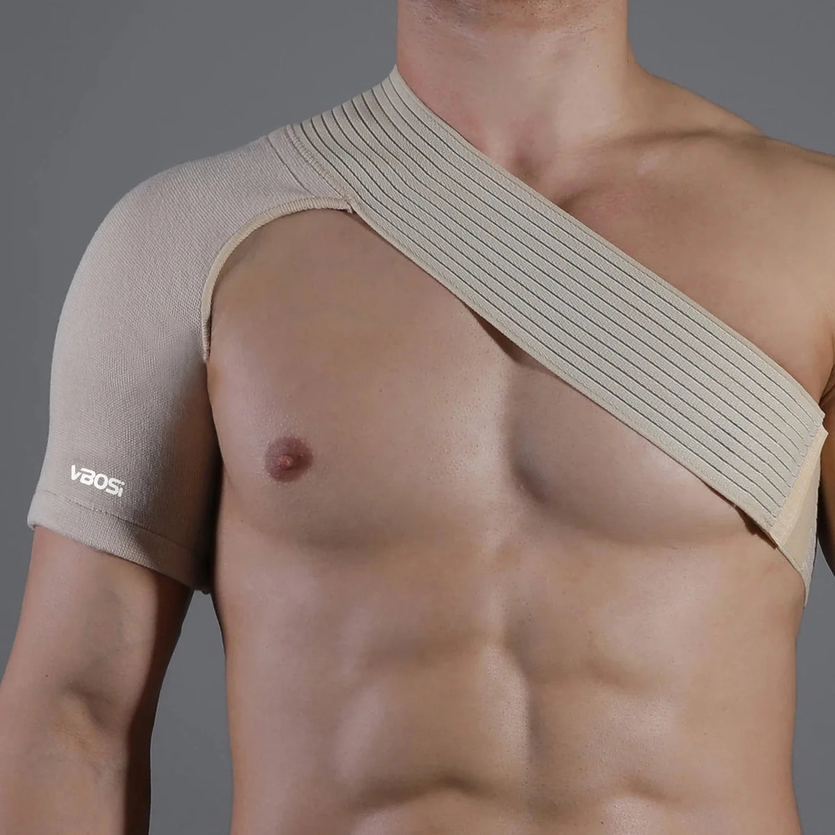 Elastische Schouderbandage voor Stabiliteit en Bewegingsvrijheid tijdens Sport en Dagelijkse Activiteiten | Sansoti
