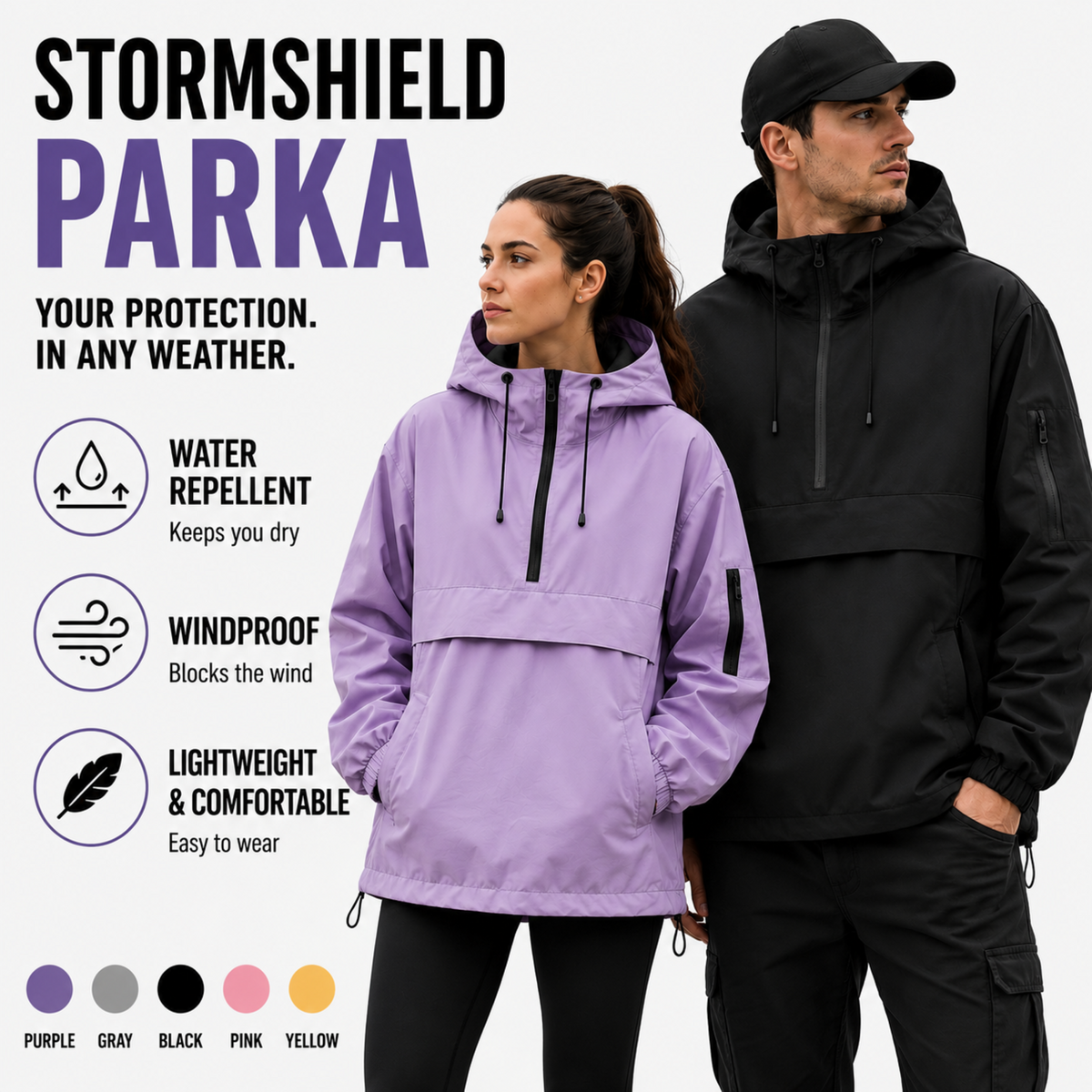 Waterproof Women's Parka Windproof Winter Coat with Hood Zipper Functional Outdoor Jacket Winter Clothing | Sansoti