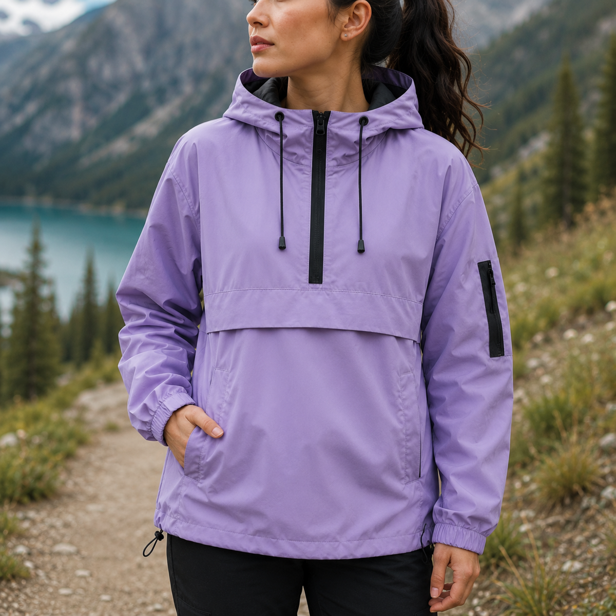 Waterproof Women's Parka Windproof Winter Coat with Hood Zipper Functional Outdoor Jacket Winter Clothing | Sansoti