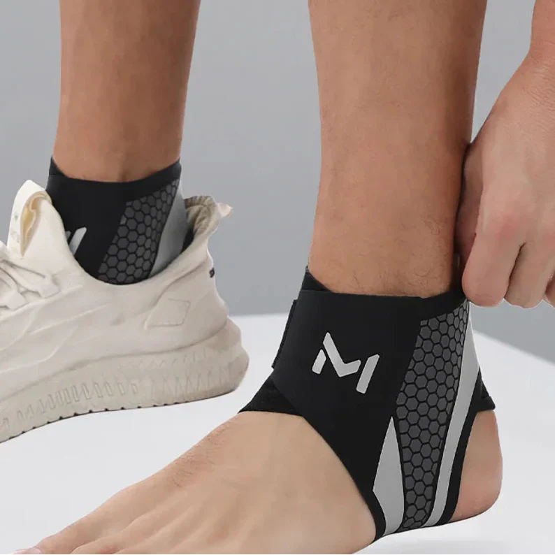 Verstelbare Enkelbrace voor Sport en Herstel – Flexibele Ondersteuning met Compressie | Sansoti