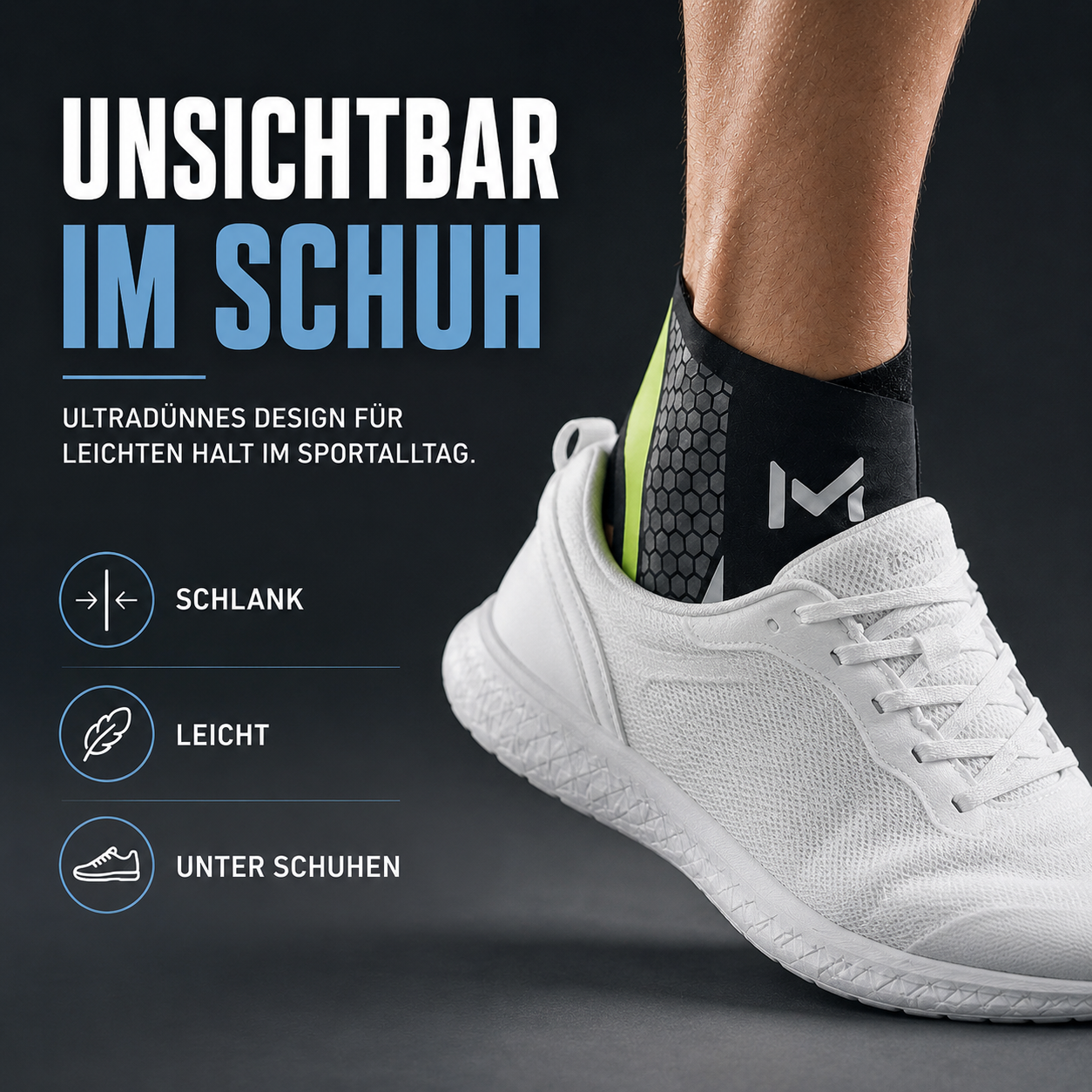 Verstelbare Enkelbrace voor Sport en Herstel – Flexibele Ondersteuning met Compressie | Sansoti