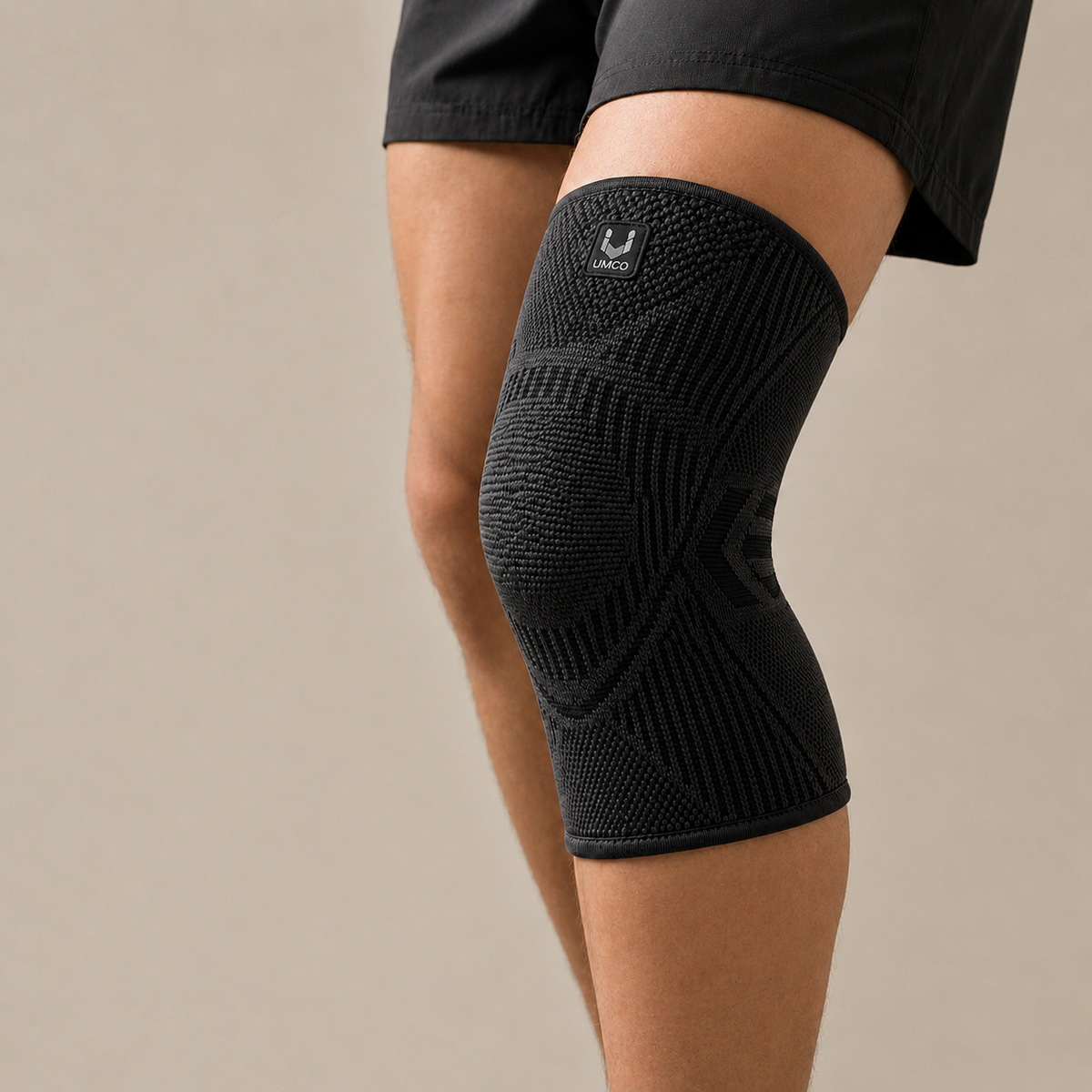 Kompressions-Kniebandage für Sport und Alltag, elastische Unterstützung, Stabilität, Schwellungs- und Verletzungsprävention | Sansoti