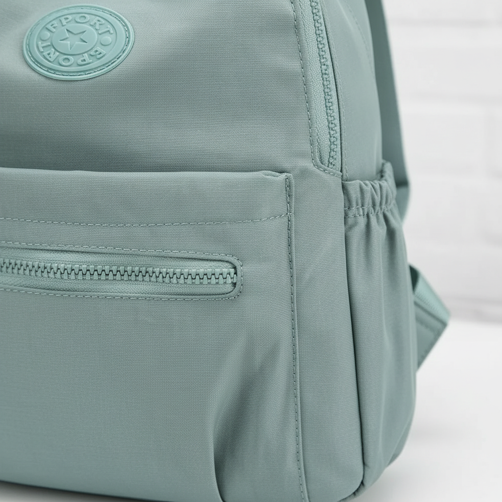 Kompakter Mini-Rucksack aus Nylon, 11 l, für den täglichen Gebrauch, diebstahlsicher, mehrere Fächer, verstellbar, leicht | Sansoti