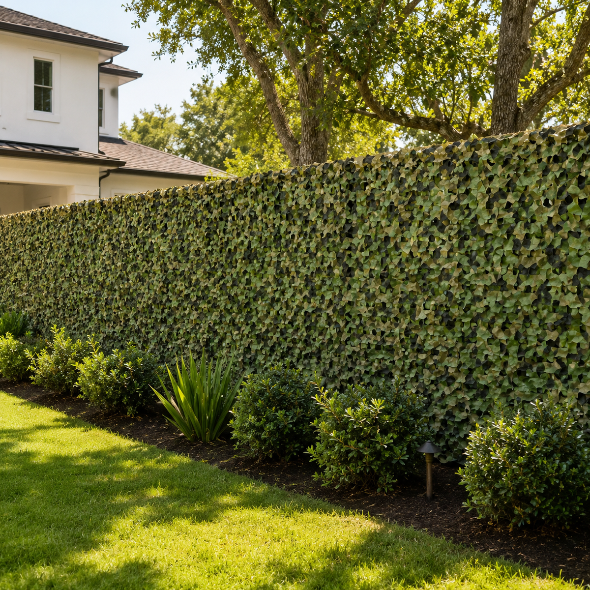 Camouflage-Schattennetz auf Rolle aus Nylon-Mesh als Sonnenschutz, Gartenabgrenzung, Abdeckung, Outdoor-, Jagd- und Gartendekoration | Sansoti
