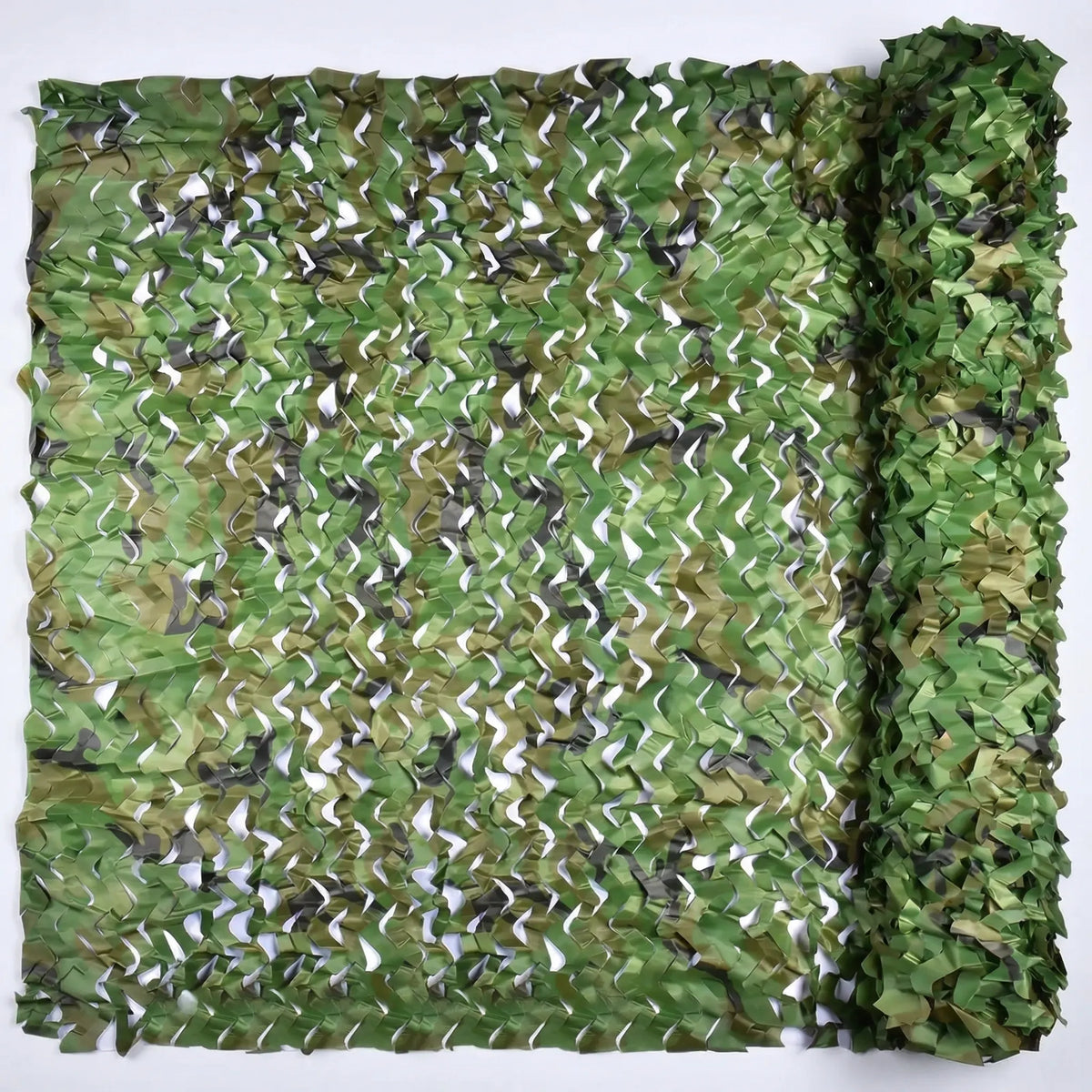 Camouflage-Schattennetz auf Rolle aus Nylon-Mesh als Sonnenschutz, Gartenabgrenzung, Abdeckung, Outdoor-, Jagd- und Gartendekoration | Sansoti