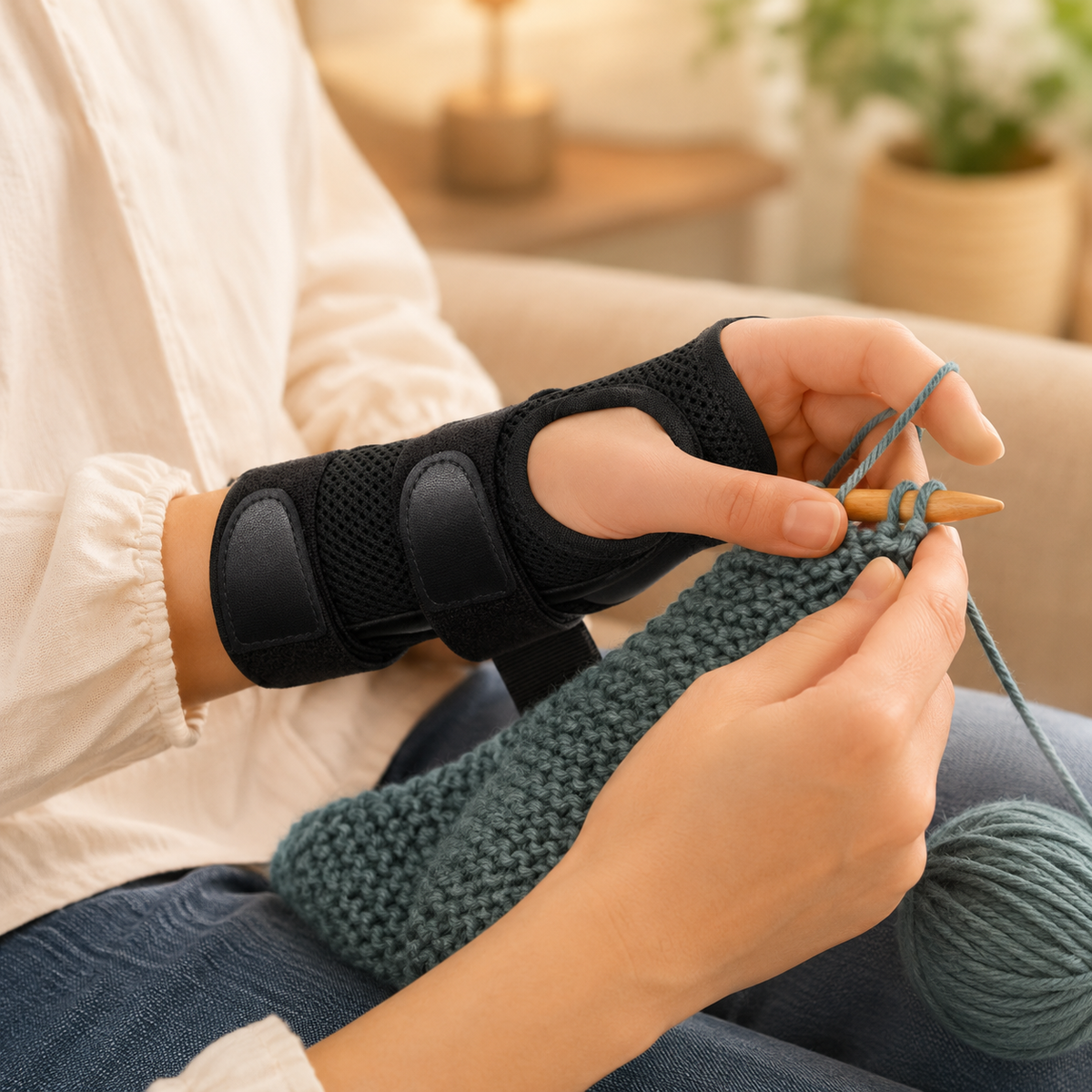 Adjustable Wrist Brace with Removable Splints for Left and Right Hands Pain Relief and Support | Sansoti