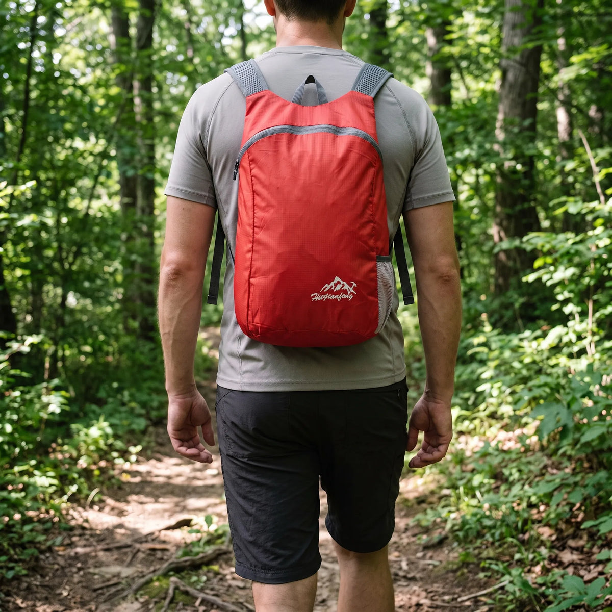 Foldable 20L Daypack Water-Resistant Ultralight Hiking Travel Compact Storage Bag Outdoor Backpack | Sansoti